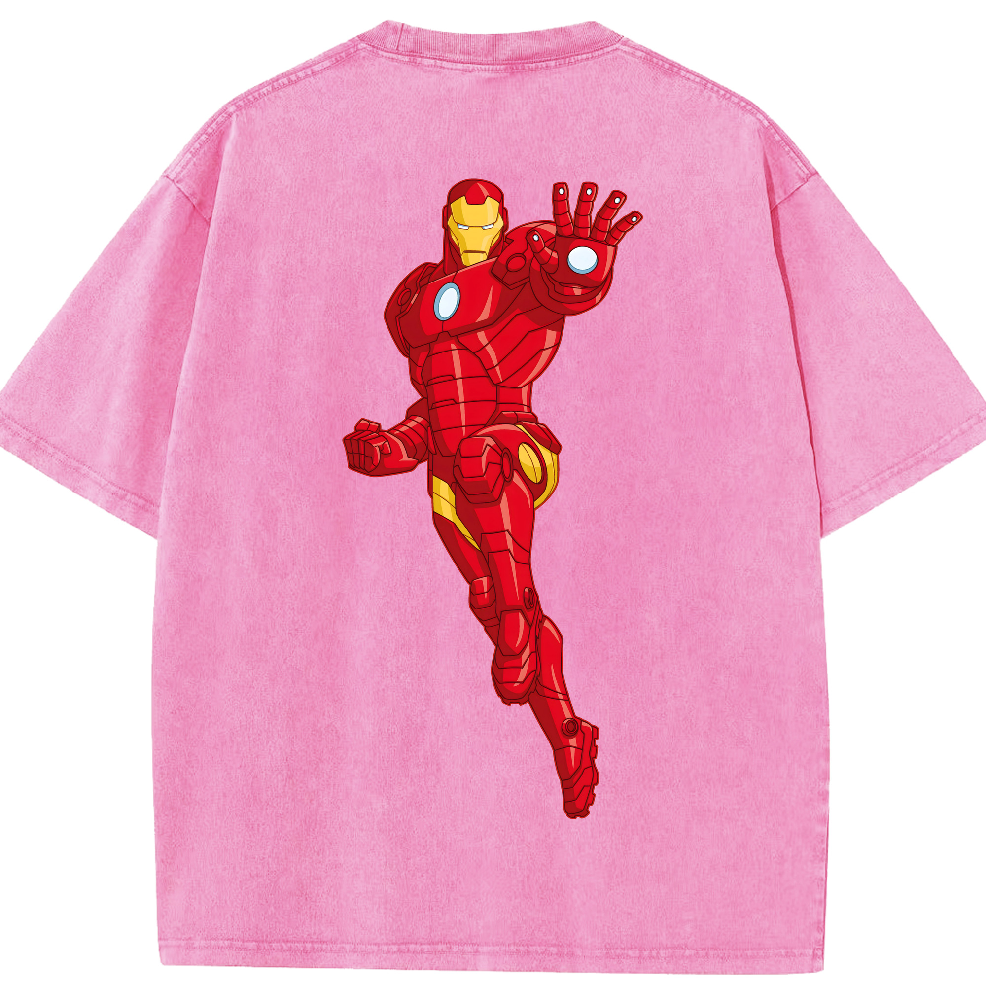 （画像用） アベンジャーズ The Avengers 綿100% ヴィンテージ風 半袖Tシャツ（背面プリント）
